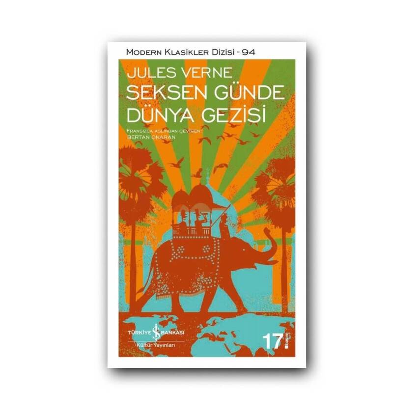 80 Günde Dünya Gezisi, Jules Verne, 100 Temel Eser, Karton Kapak - 1