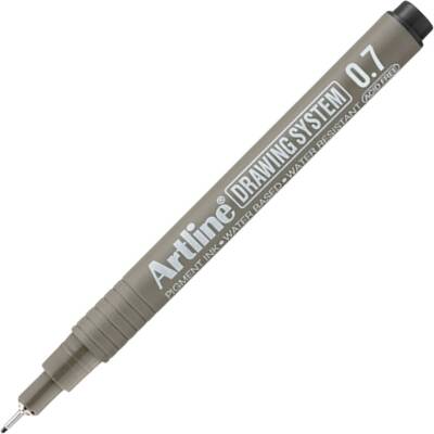 Artline Drawing System 237 Teknik Çizim Kalemi, 0.7 mm Uçlu, Siyah - Artline