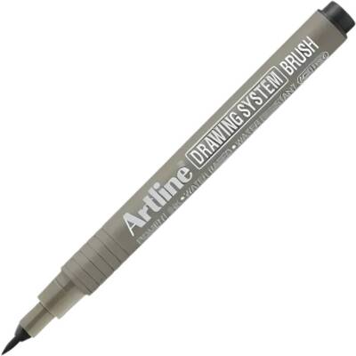 Artline Drawing System 23FN Teknik Çizim Kalemi, Fırça Uçlu, Siyah - Artline