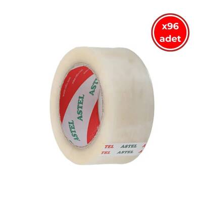 Astel Koli Bandı, 96 Adet, 45 mm 40 m, Şeffaf, Hotmelt Yapışkan - Astel