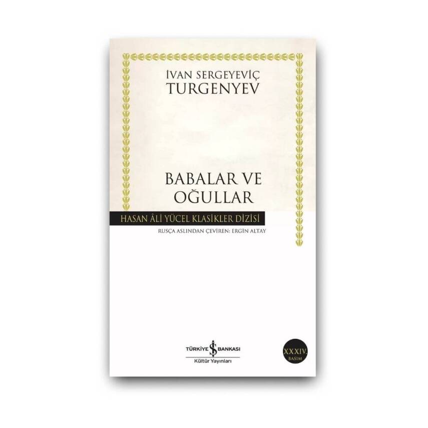 Babalar ve Oğullar, Turgenyev, 100 Temel Eser, Roman, Karton Kapak - 1