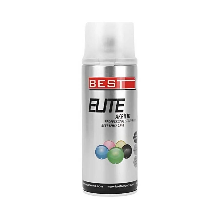 Best Elite Akrilik Sprey Boya, RAL= 9082 - Gümüş, 400 ml, Dayanıklı - 1