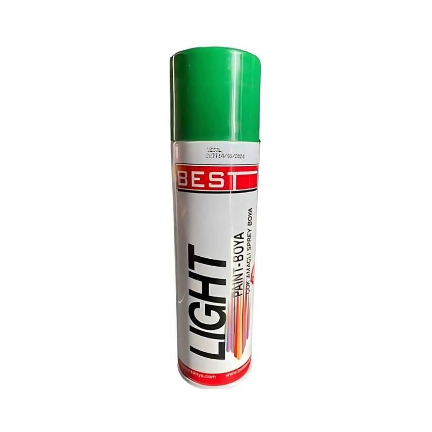 Best Light Çok Amaçlı Sprey Boya, Yeşil, 400 ml, Hızlı Kuruyan Yapı - 1