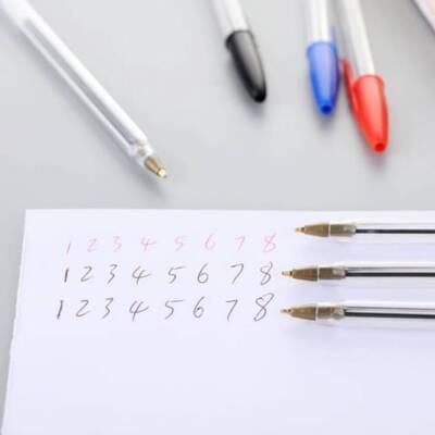 BIC Cristal Medium Tükenmez Kalem, 50 Adet, 3 km Yazma, Mavi, 1.0 mm - 10