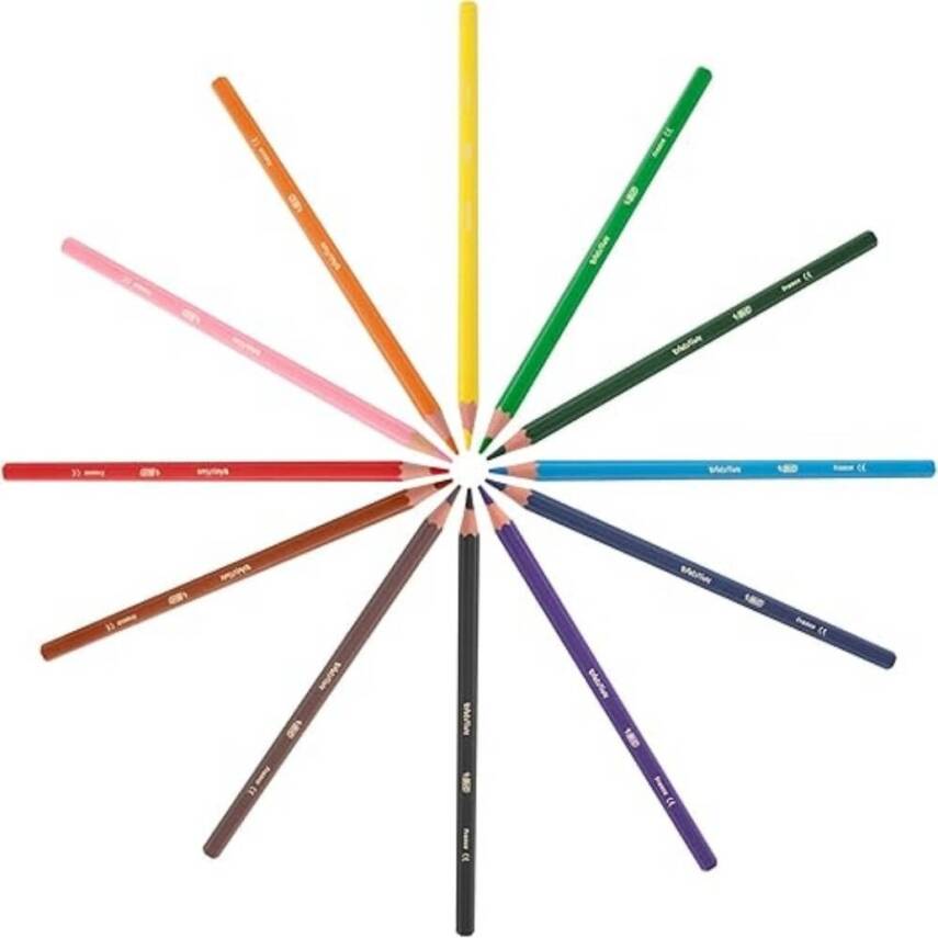 BIC Evolation Kuru Boya Kalem Seti, 24+1 Renk, Metal Tüp, Canlı Renk - 3