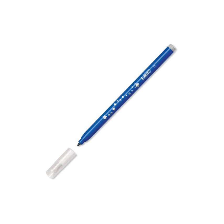 BIC Kid Couleur Keçeli Kalem, 12 Renk, Canlı ve Yıkanabilir Mürekkep - 2