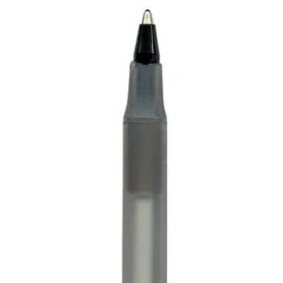 BIC Round Stic Tükenmez Kalem, 1.0 mm Uç, Uzun Ömürlü, Yağ Bazlı,Siyah - 3