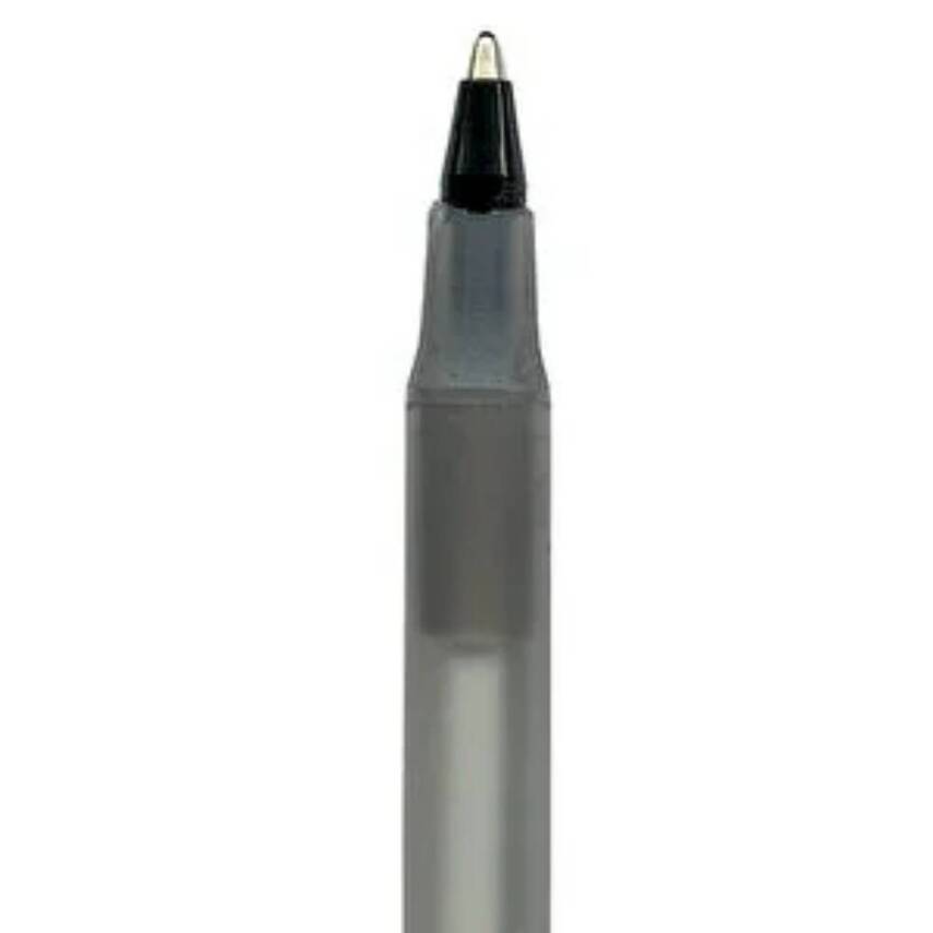 BIC Round Stic Tükenmez Kalem, 1.0 mm Uç, Uzun Ömürlü, Yağ Bazlı,Siyah - 3