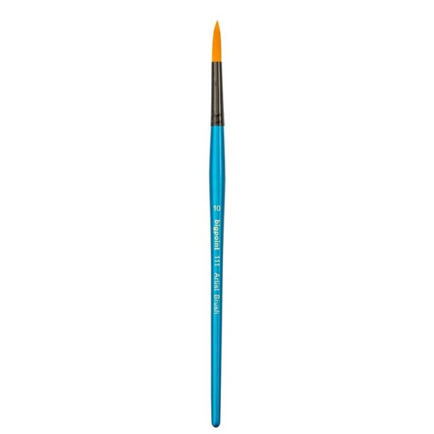 Bigpoint 111 Serisi Yuvarlak Fırça, No: 10, Golden Sentetik Kıllı - 1