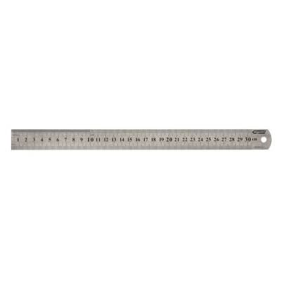 Bigpoint Çelik Cetvel, Paslanmaz, 30 cm, Çift Taraflı Ölçüm, Uzun Ömür - Bigpoint