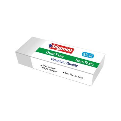 Bigpoint Dust-Free Silgi, Kağıda Zarar Vermez, Tek Parça, Beyaz, Küçük - Bigpoint
