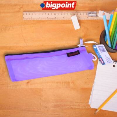 Bigpoint File Kalemlik, Askılıklı, Geniş Hazneli, Çantaya Asılır, Mor - Bigpoint