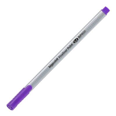 Bigpoint Fineliner Kalem, 0.4 mm Fiber Uç, Kokusuz Su Bazlı, Mor - Bigpoint