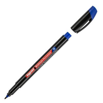 Bigpoint Fineliner Kalem, 0.4 mm Fiber Uç, Kokusuz Su Bazlı, Mavi - Bigpoint