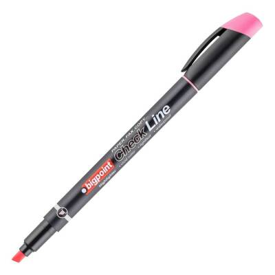 Bigpoint Fosforlu Kalem, Cep Tipi, Su Bazlı, Kurumaya Dayanıklı, Pembe - Bigpoint