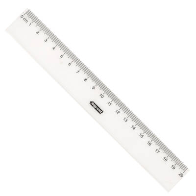 Bigpoint Geniş Cetvel, 20 cm, Kolay Kırılmaz Plastik - 3