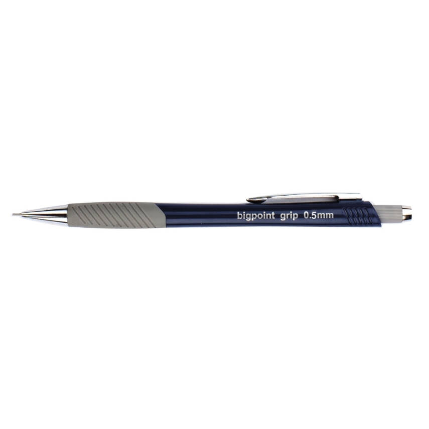 Bigpoint Grip Versatil Kalem, 0.5 mm, Metal Uçlu, Lacivert - 2