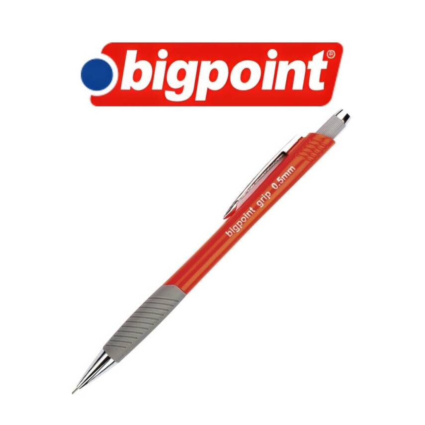 Bigpoint Grip Versatil Kalem, 0.5 mm, Gizlenebilir Uçlu, Turuncu - 3