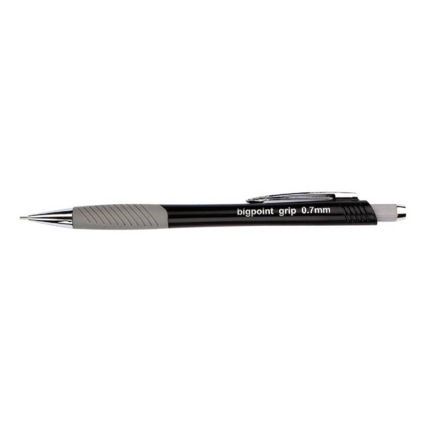 Bigpoint Grip Versatil Kalem, 0.7 mm, Metal Uç, Yumuşak Gövde, Siyah - 2