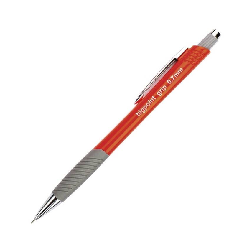 Bigpoint Grip Versatil Kalem, 0.7 mm, Metal Uç, Yumuşak Gövde, Turuncu - 1