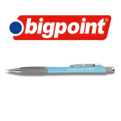 Bigpoint Grip Versatil Kalem, 0.7 mm, Metal Uç,Yumuşak Gövde,Açık Mavi - 3