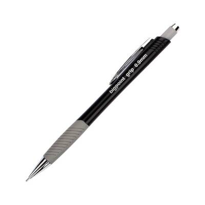 Bigpoint Grip Versatil Kalem, 0.9 mm, Metal Uç, Yumuşak Gövde, Siyah - 1