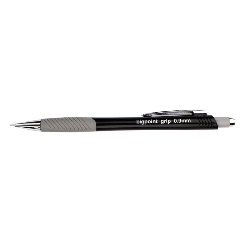 Bigpoint Grip Versatil Kalem, 0.9 mm, Metal Uç, Yumuşak Gövde, Siyah - 2