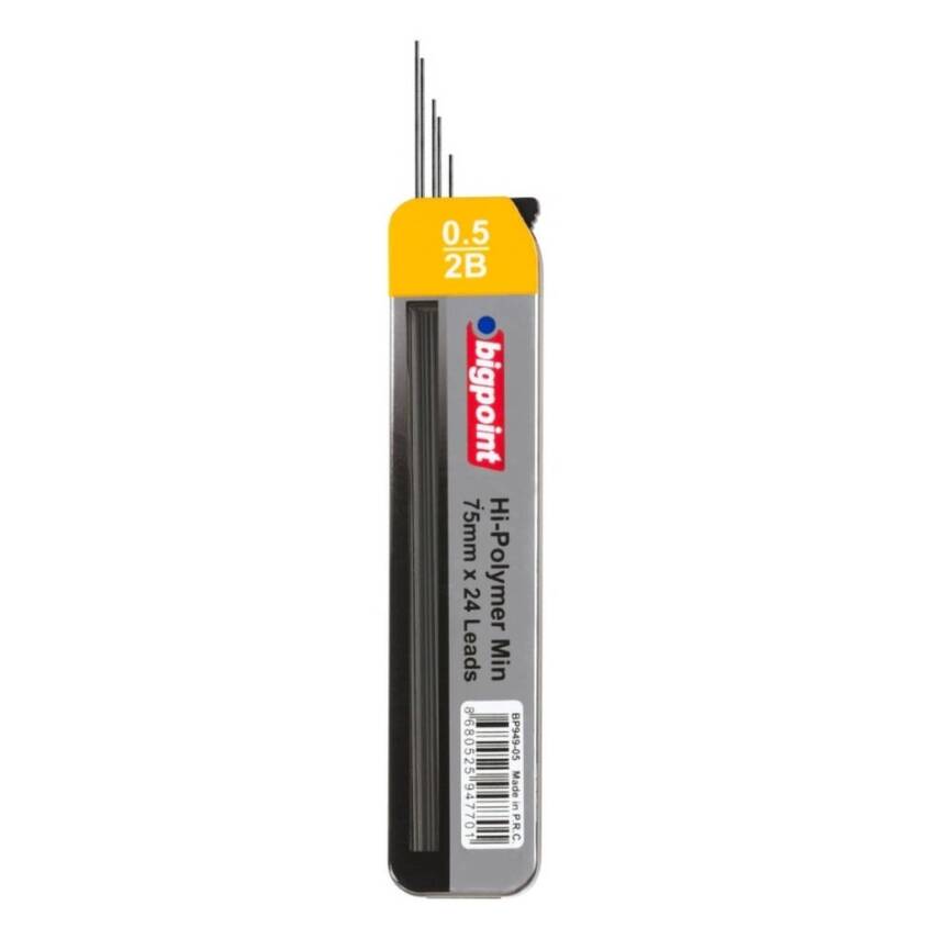 Bigpoint Kalem Ucu, 0.5 mm, HB, 75 mm, 24'lü Tüp - 1