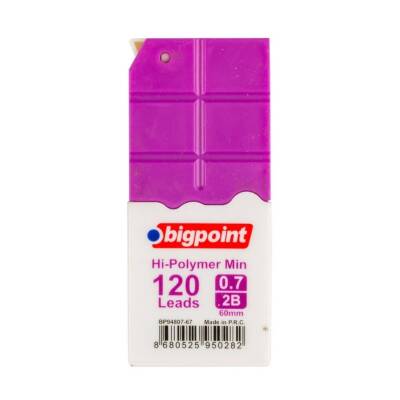 Bigpoint Kalem Ucu, 0.7 mm, 2B, 120'li Mor Tüp - 1
