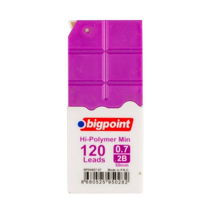 Bigpoint Kalem Ucu, 0.7 mm, 2B, 120'li Mor Tüp - 1