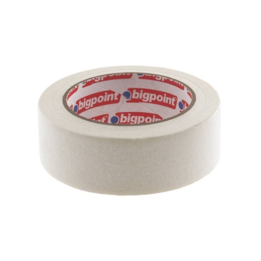 Bigpoint Maskeleme Bandı, 38 mm x 40 m, Hotmelt Tutkallı, Özel Yapışma - 3