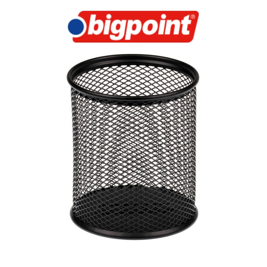 Bigpoint Metal Perfore Kalemlik, Paslanmaz Metal, Siyah - 3