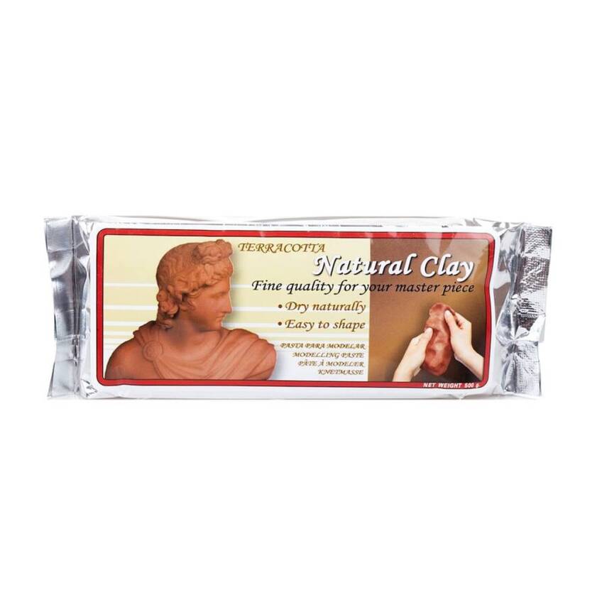 Bigpoint Nara Doğal Kil 500 gr, Terracotta, Fırınlanır, Modelleme İçin - 1