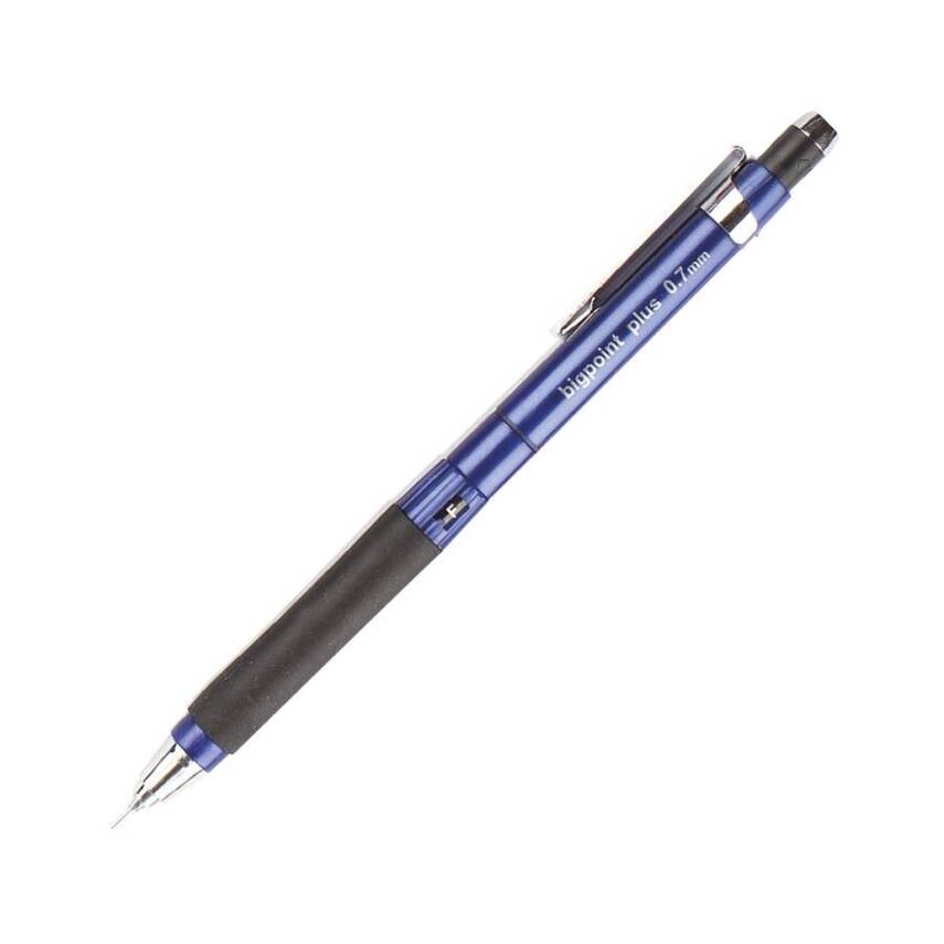 Bigpoint Plus Versatil Kalem, 0.7 mm, Metal Uç, Yumuşak Gövde, Mavi - 1