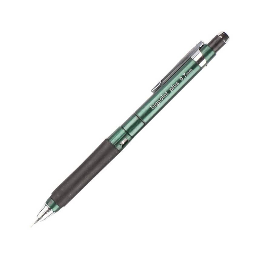 Bigpoint Plus Versatil Kalem, 0.7 mm, Metal Uç, Yumuşak Gövde, Yeşil - 1