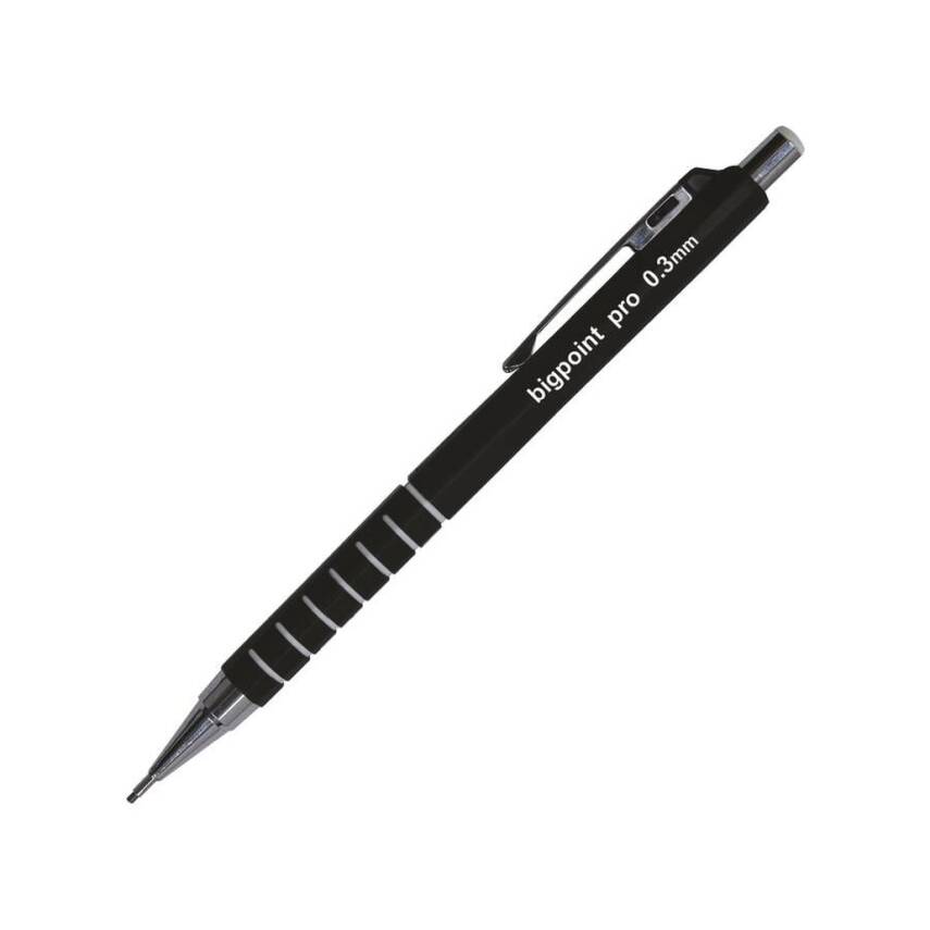 Bigpoint Pro Versatil Kalem, Metal Uçlu, Altıgen Gövde, 0.3 mm, Beyaz - 1