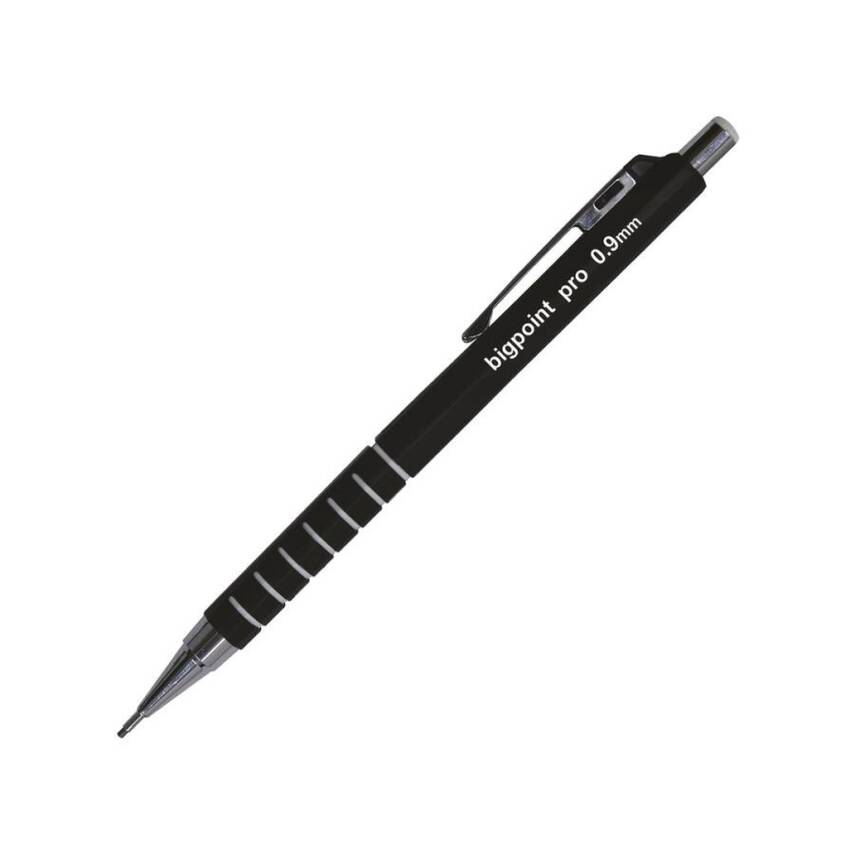Bigpoint Pro Versatil Kalem, Metal Uçlu, Altıgen Gövde, 0.9 mm, Beyaz - 1