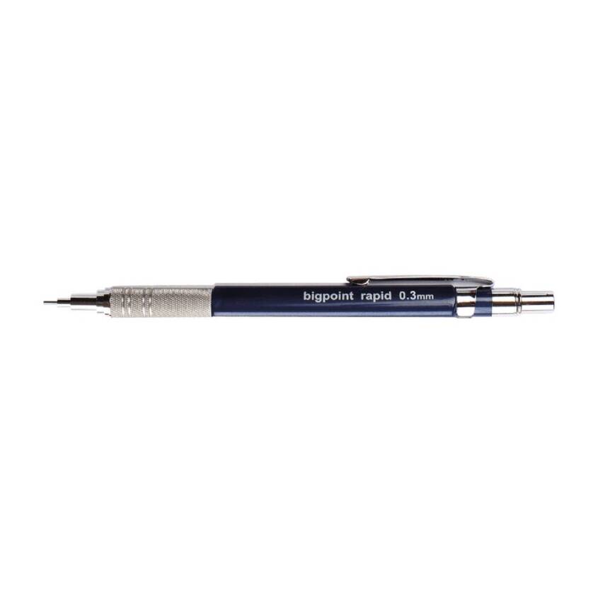 Bigpoint Rapid Versatil Kalem, 0.3 mm, Metal Uçlu, Mavi - 2