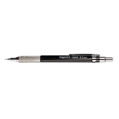 Bigpoint Rapid Versatil Kalem, 0.3 mm, Metal Uçlu, Siyah - 2