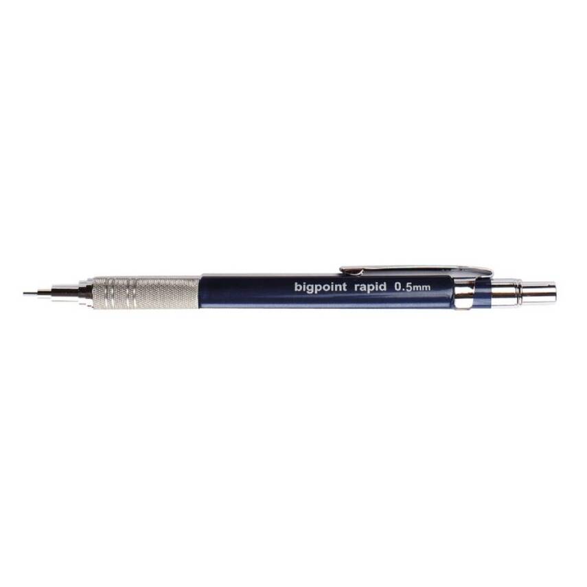Bigpoint Rapid Versatil Kalem, 0.5 mm, Metal Uçlu, Mavi - 2