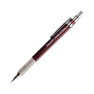 Bigpoint Rapid Versatil Kalem, 0.7 mm, Metal Uç, Kumlu Gövde, Bordo - Bigpoint