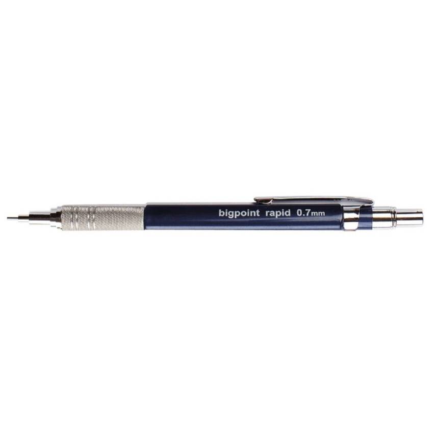Bigpoint Rapid Versatil Kalem, 0.7 mm, Metal Uçlu, Mavi - 2