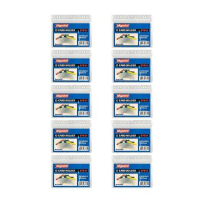 Bigpoint Şeffaf Yaka Kartı Poşeti, 10 Adet, Yatay, 85x55 mm, Dayanıklı - 2