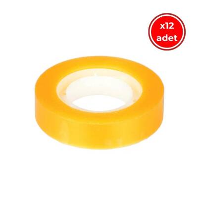 Bigpoint Selo Bant, 12 Adet, 12 mm x 33 m, Şeffaf, Ofis için Uygun - Bigpoint