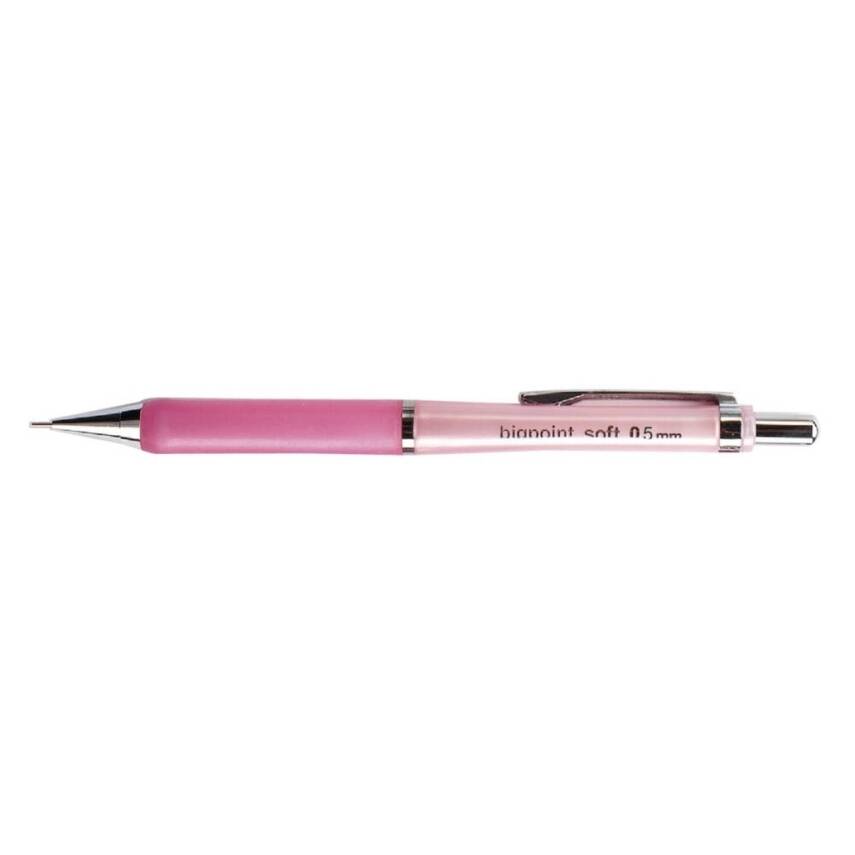 Bigpoint Soft Versatil Kalem, 0.5 mm, Metal Uçlu, Pembe - 2