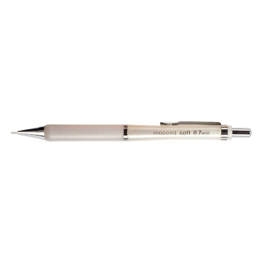 Bigpoint Soft Versatil Kalem, 0.7 mm, Metal Uç, Yumuşak Gövde, Beyaz - 2
