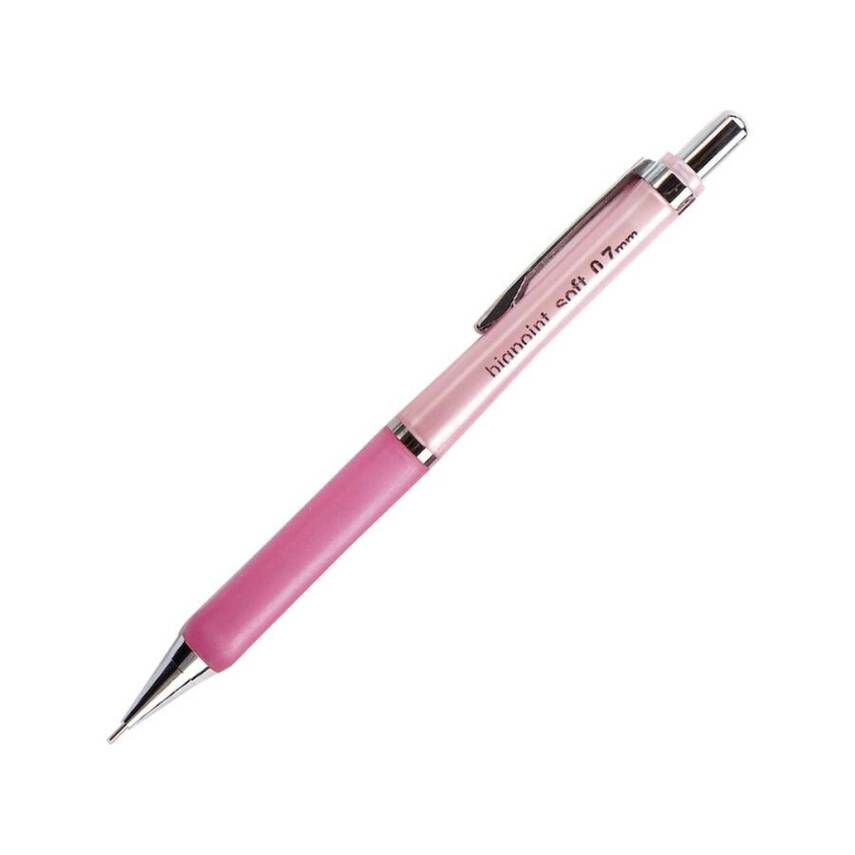 Bigpoint Soft Versatil Kalem, 0.7 mm, Metal Uç, Yumuşak Gövde, Pembe - 1