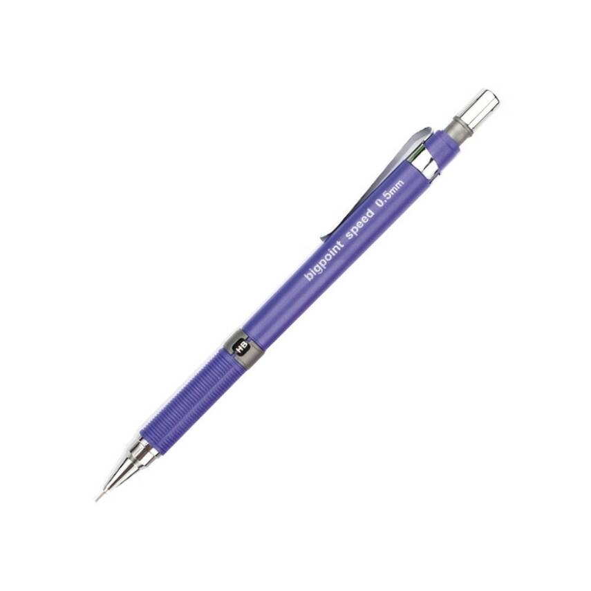 Bigpoint Speed Versatil Kalem, 0.5 mm, Gizlenebilir Uçlu, Mor - 1