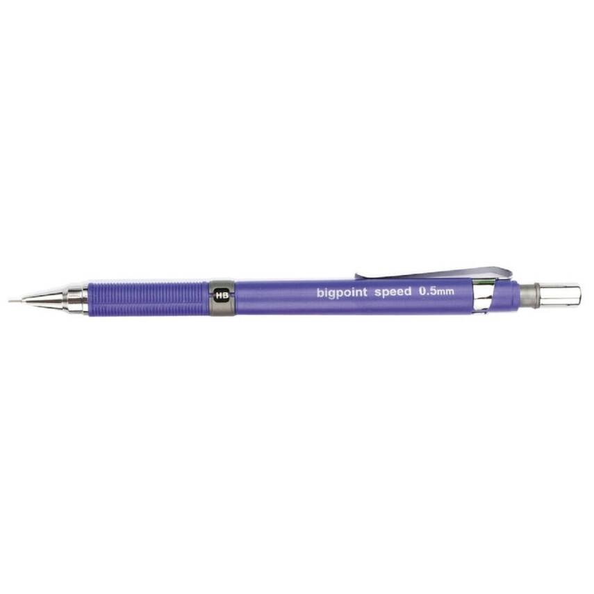 Bigpoint Speed Versatil Kalem, 0.5 mm, Gizlenebilir Uçlu, Mor - 2