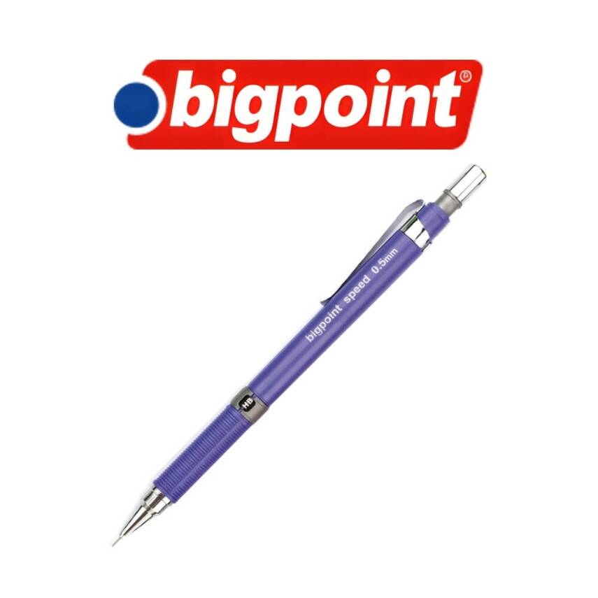 Bigpoint Speed Versatil Kalem, 0.5 mm, Gizlenebilir Uçlu, Mor - 3